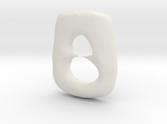 Oval With Points 3d printed