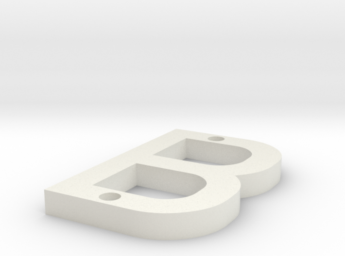 B OCR A EXTENDED 3d printed