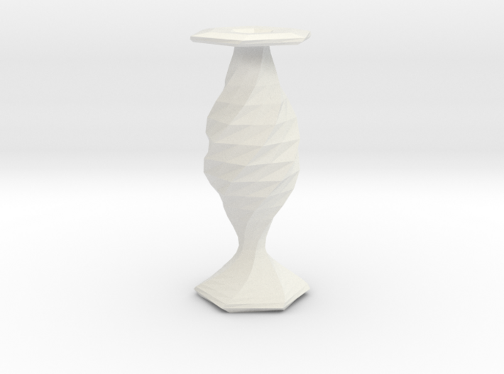 twisted fish flower vase 3d printed