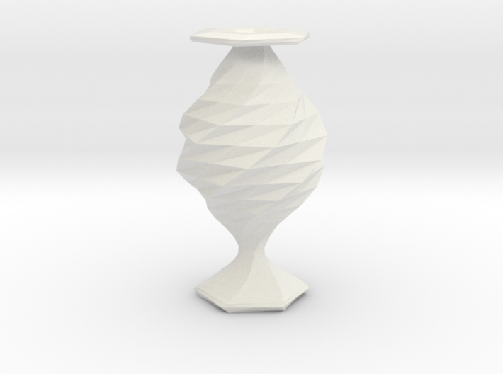 twisted babel fish flower vase 3d printed