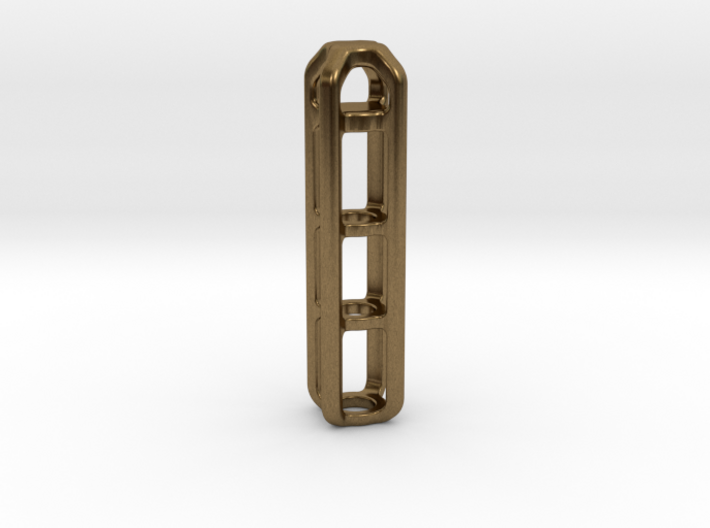 Tritium Lantern 4B (Silver/Brass/Plastic) 3d printed 