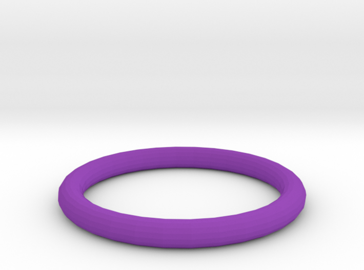 Violet ring 3d printed