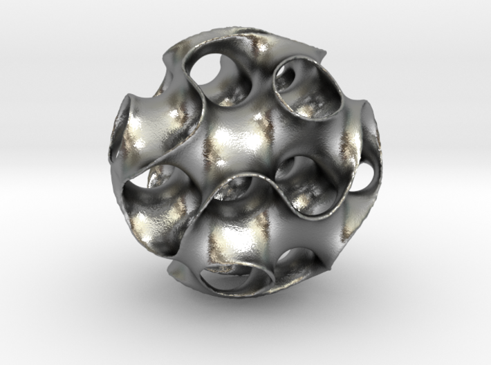 Schwartz D Sphere, small 3d printed