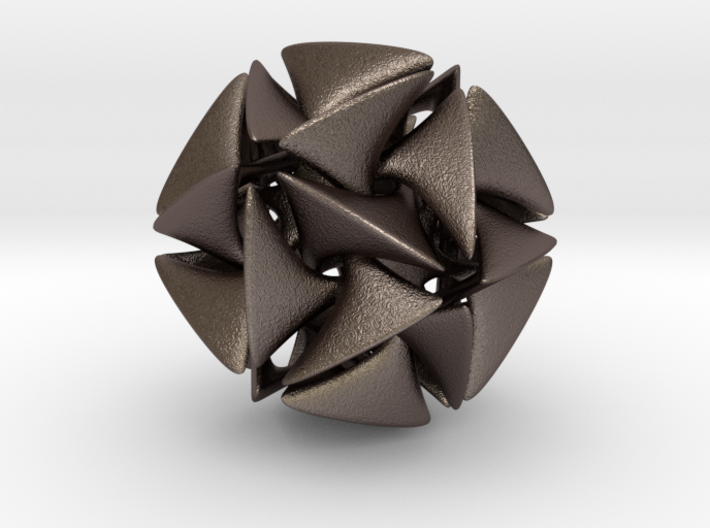Dodecahedron II, large 3d printed