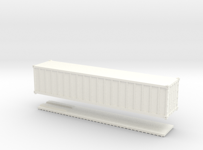 Z Scale 40' Intermodal Container 3d printed