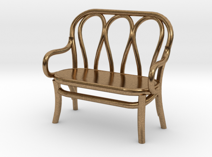 1:48 Bentwood Settee 3d printed