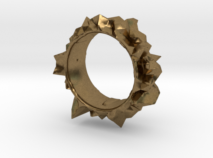 Facets Ring - Part 2 (Size 7) 3d printed