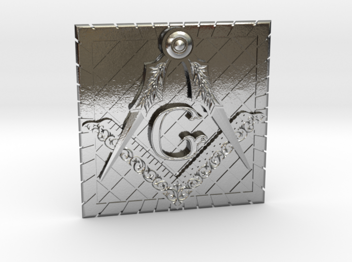 Masonic Belt Buckle 3d printed