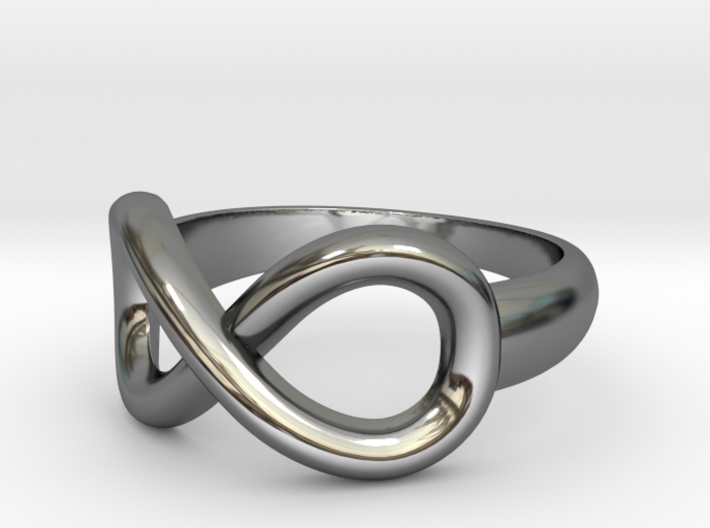Infinity Ring-Size 7 3d printed