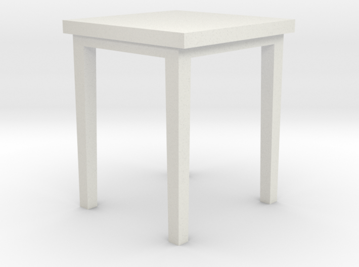 1:48 Square Table 3d printed 