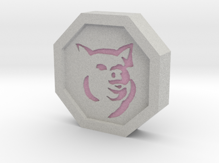 Pig Talisman 3d printed