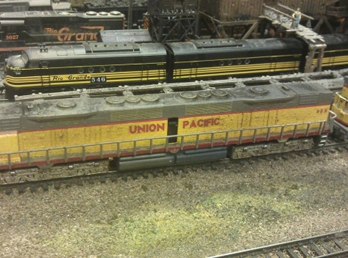 EMD DD35 N Scale 1:160 3d printed Union Pacific DD35