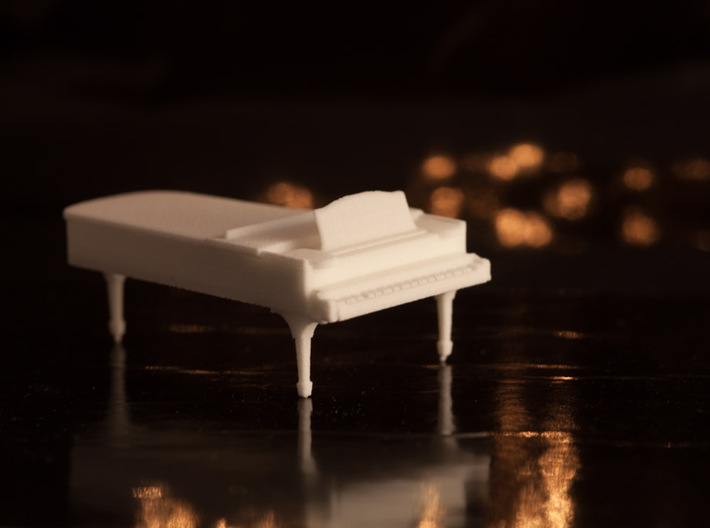 1:48 Concert Grand Piano 3d printed 