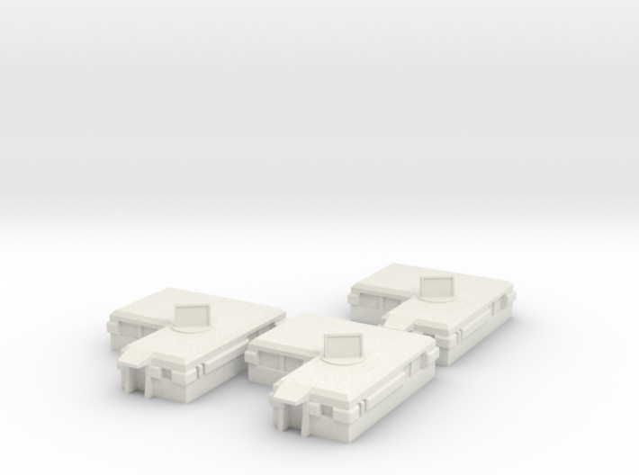 Officers Housing [ 3 Pack ] 3d printed