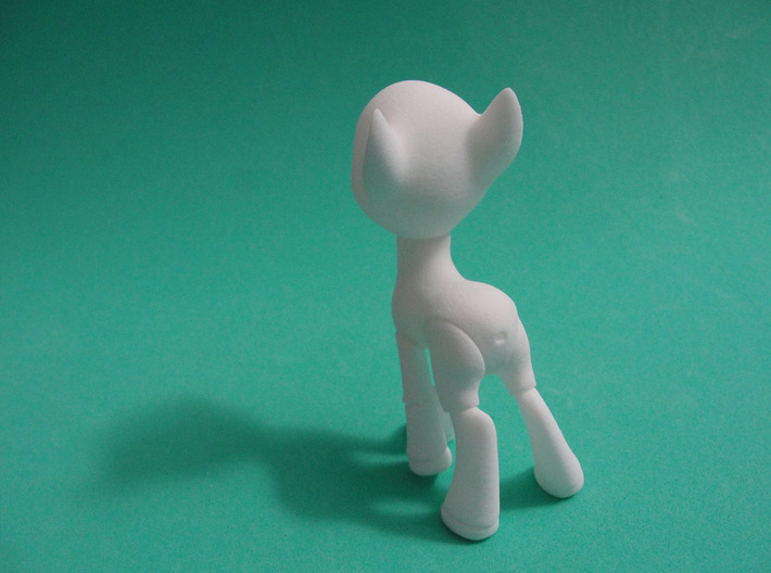 Earth BJD Pony: Small Version 3d printed 