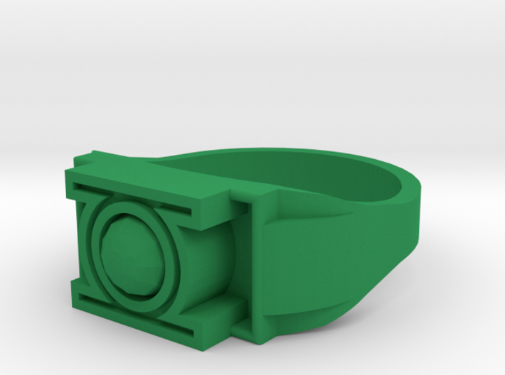 Green Lantern Ring Size 13 3d printed