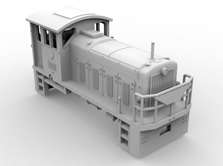 HOn30 PBR D21 Locomotive 3d printed