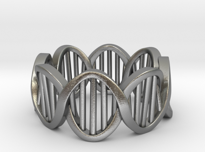 DNA Ring (Size 11) 3d printed