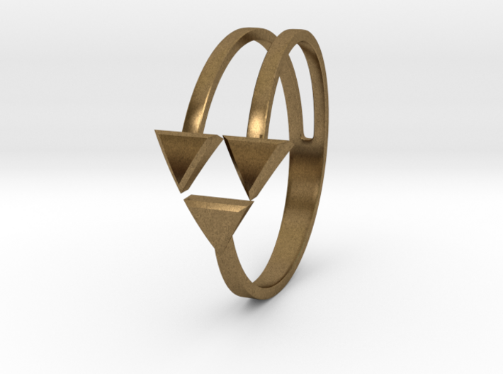Ring of Triforce 3d printed