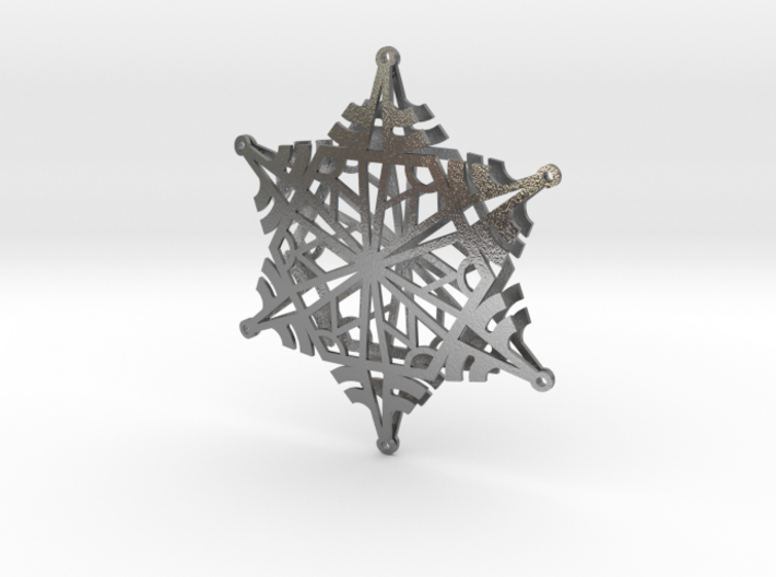 Arcs Snowflake - 3D 3d printed