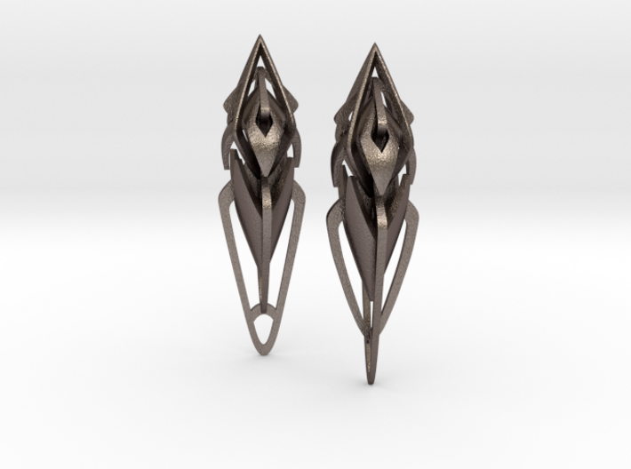 Mandana Earings 3d printed