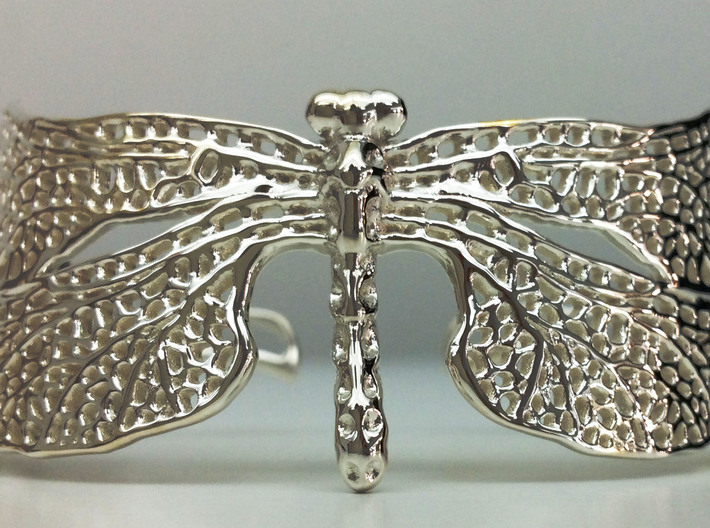 Dragonfly sizes XS-XL 3d printed premiumsilver
