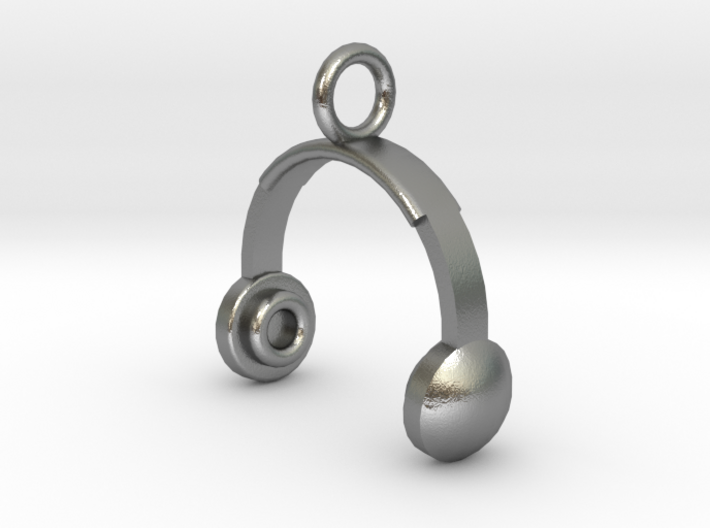 Headphones Pendant / Keychain 3d printed