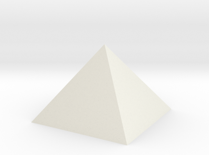 Pyramid Hollow 74mm 95cm3 - Square Johnson Closed 3d printed