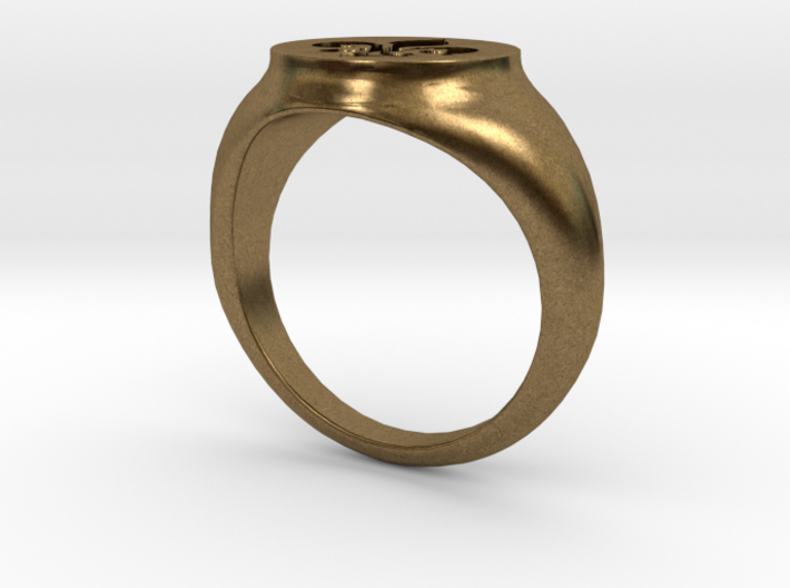 Signet Ring - Fleur De Lis 3d printed