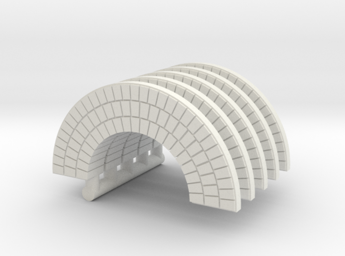 HO Brick Arch x 5 3d printed