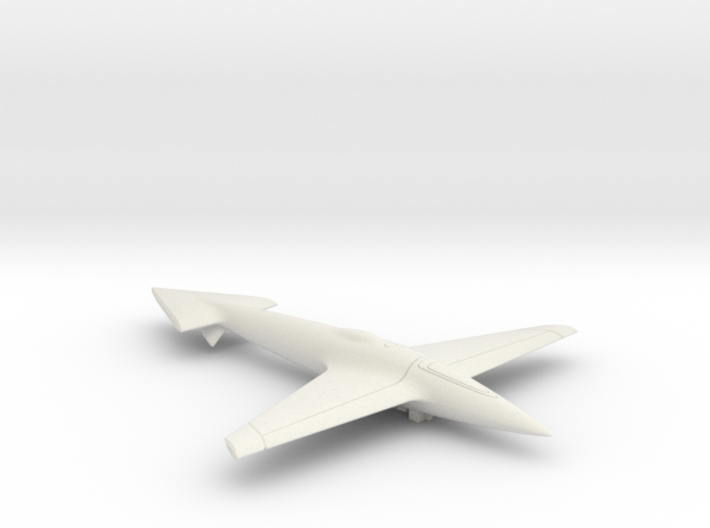Uni-Dir Slim Plane Toy (88mm long) 3d printed