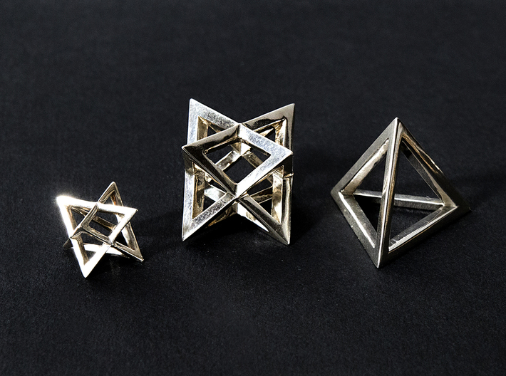 Star Tetrahedron pendant 3d printed 