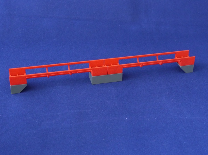 Marble Run Bricks: Straight Track Set 3d printed example build