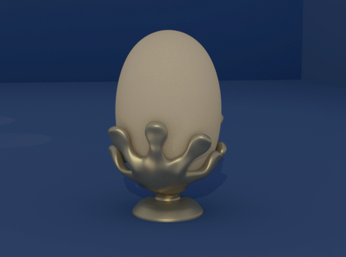 Hands Up Fun Egg Cup 3d printed 
