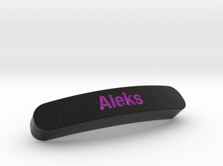 Aleks Nameplate for SteelSeries Rival 3d printed