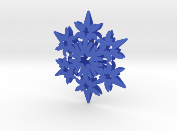 Wings Snowflake - 3D 3d printed 
