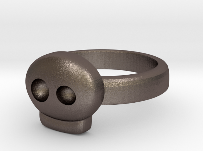 Simply Skull Ring - size 6.5 3d printed 