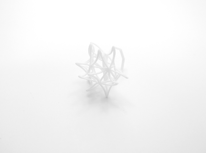 Aster Ring (Small) Size 6 3d printed 