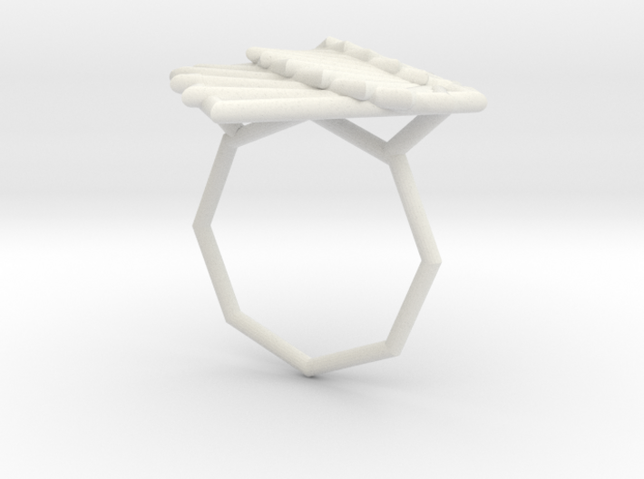 Arithmetic Ring (US Size 8) 3d printed 