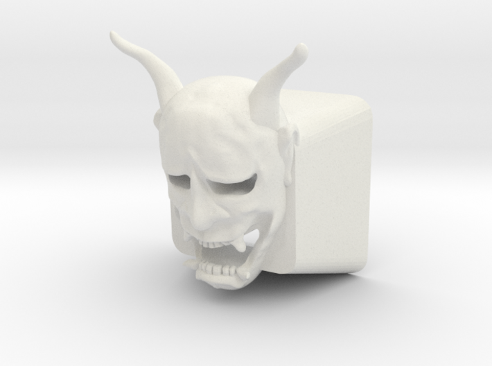 Cherry MX Hannya Keycap (with cutouts for LEDs) 3d printed
