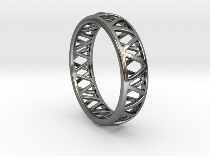 Truss Ring 1 Size 10 3d printed