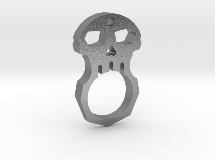 Gasping Skull Pendant, intermediate thickness, 7/8 3d printed