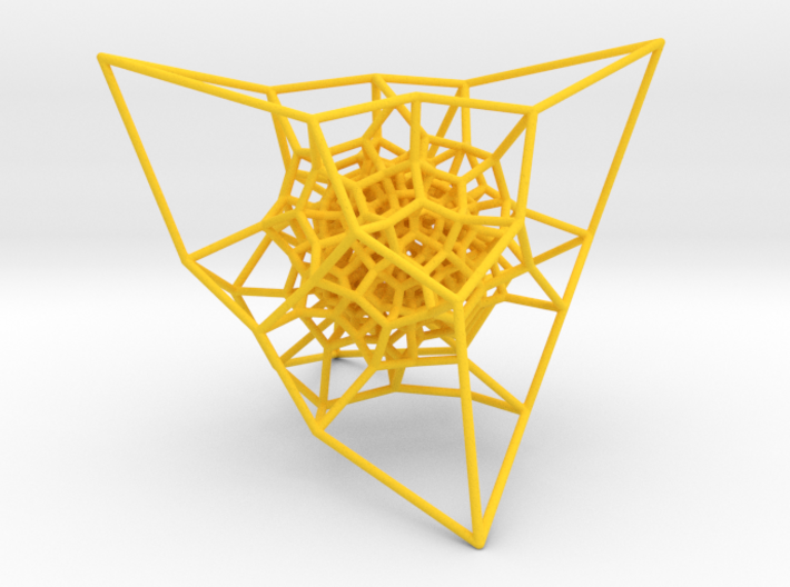 Inversion of a diamond lattice 3d printed