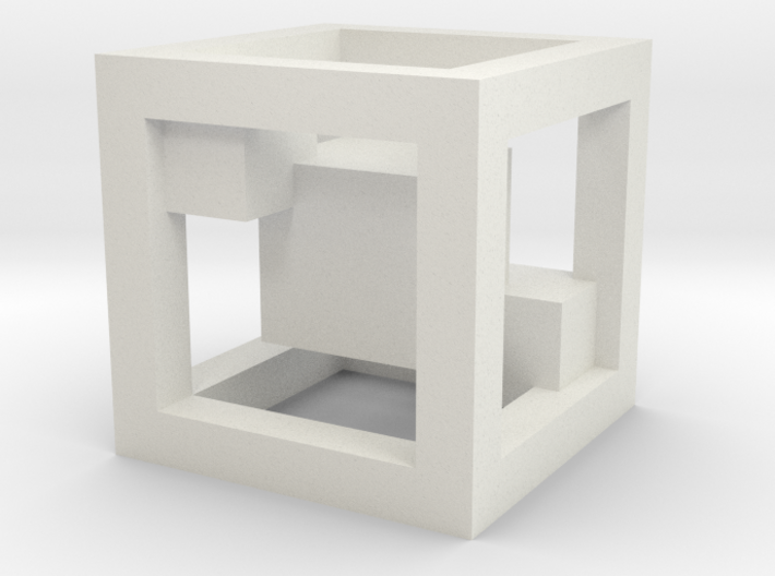 Cube charm 3d printed