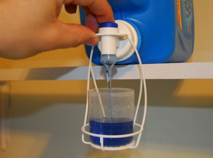 Detergent Cup Holder 3d printed 