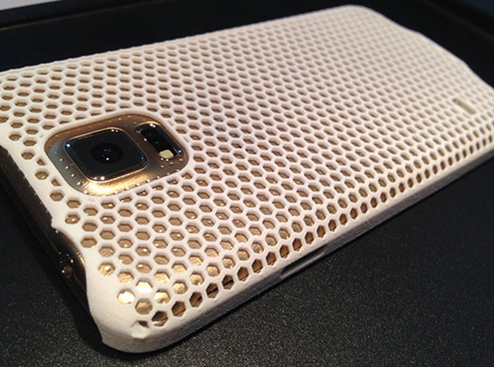 Galaxy S5 Honeycomb Patterned Case 3d printed