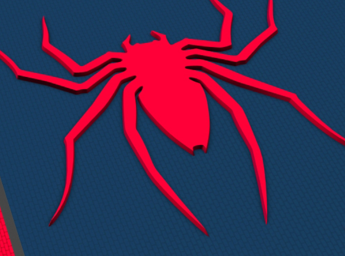 Spider-man Costume Back Spider 3d printed