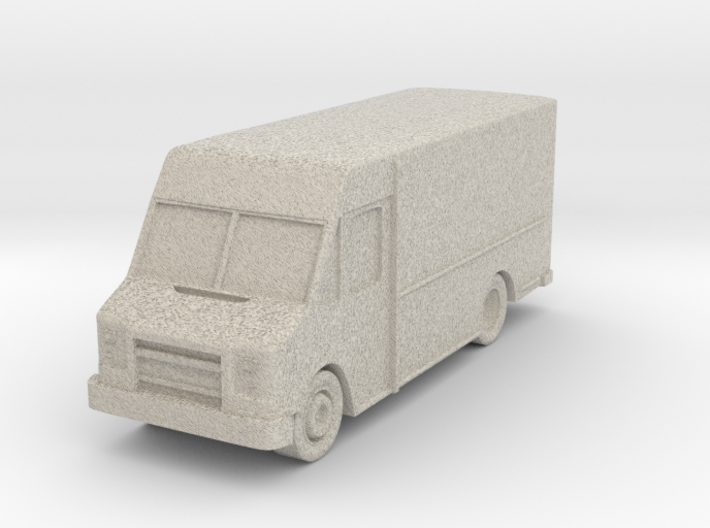 Delivery Truck at 1&quot;=16' Scale 3d printed
