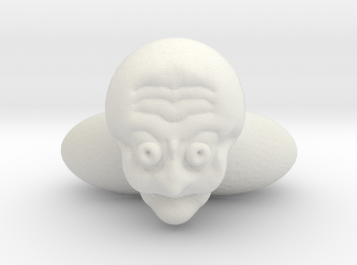 Old Bald Guy Bust 3d printed
