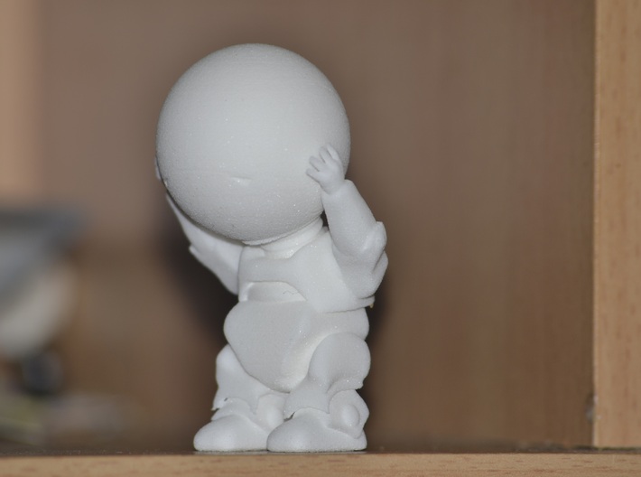 Marvin the paranoid android 3d printed